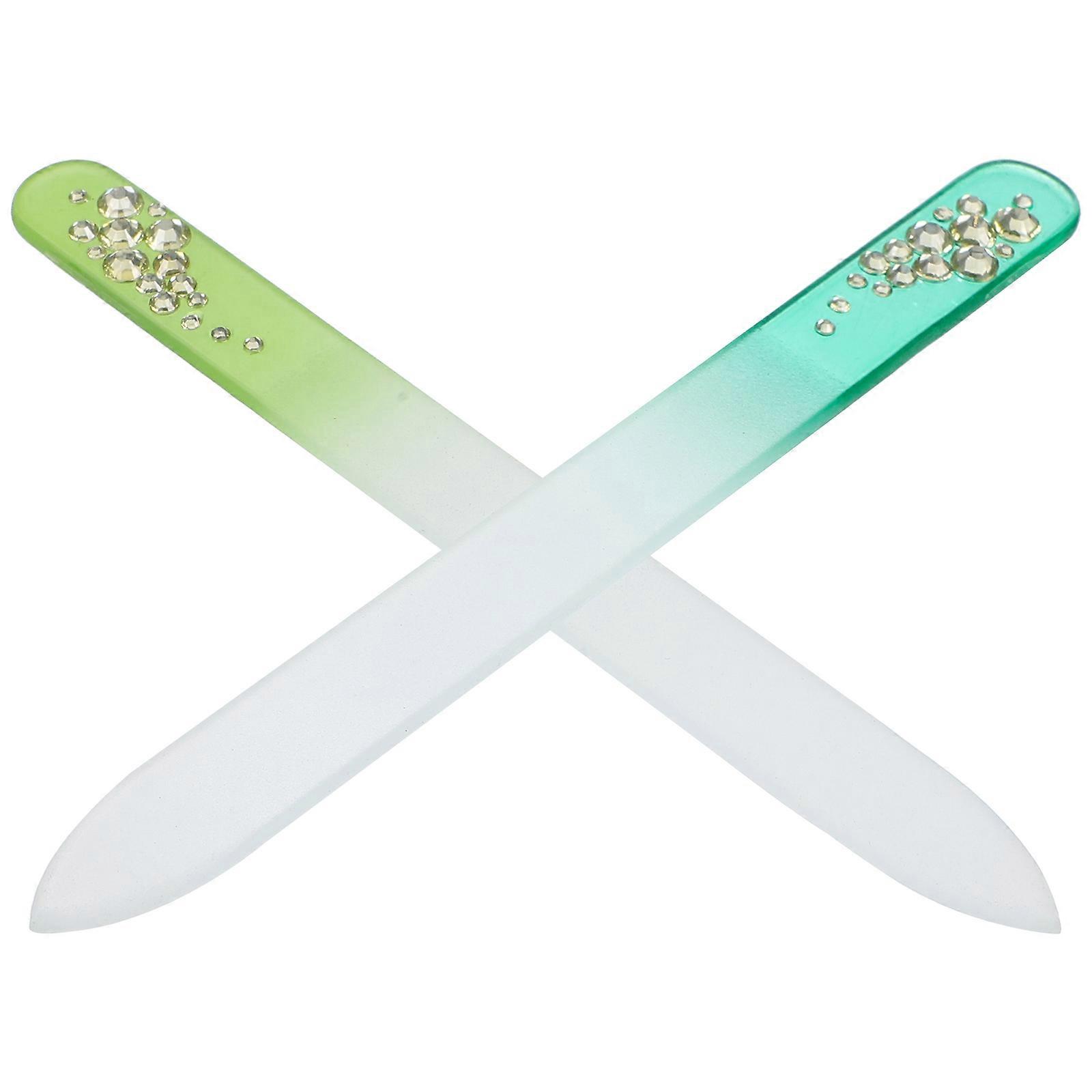 Creative Nail Manicure Tool Filing Shaping Nails DIY Enthusiasts 14X1.2CM 2Pcs