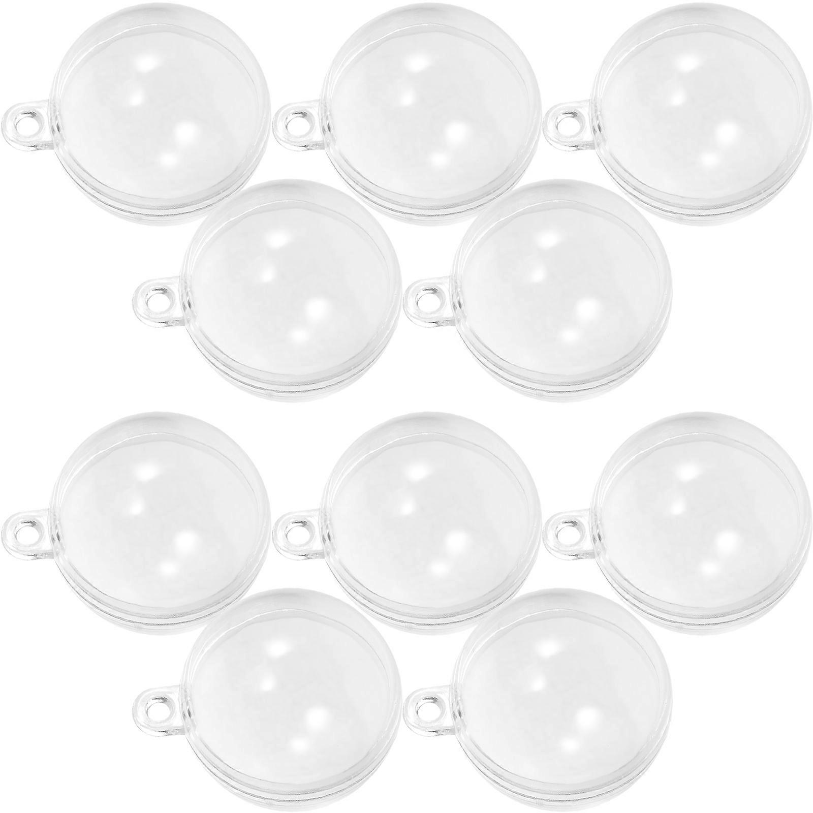 Clear Balls For Decorations Round Shape Floating Decorative Balls 3cm x 3cm x 3cm For Aquarium Use 10Pcs