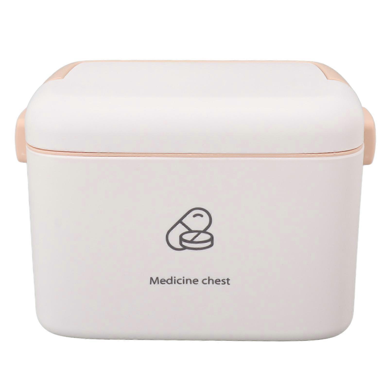 Large Medicine Storage Box Organizer Container Family Emergency Medicine Kit with Removable Tray Type B