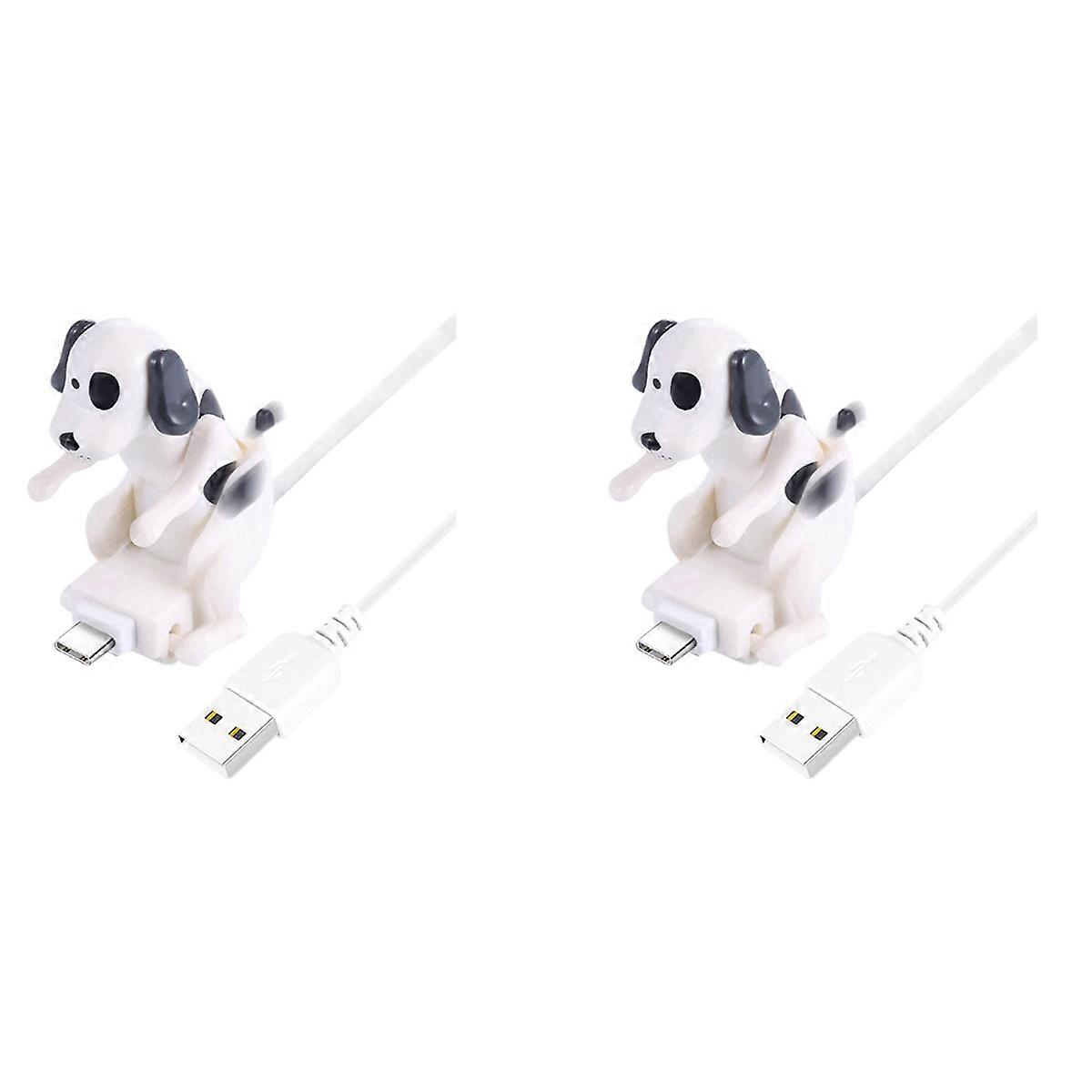 2X for Type-C Fast Charger Cable Funny Humping Dog Smartphone Cable Charger 1.2M Charging Cable USB