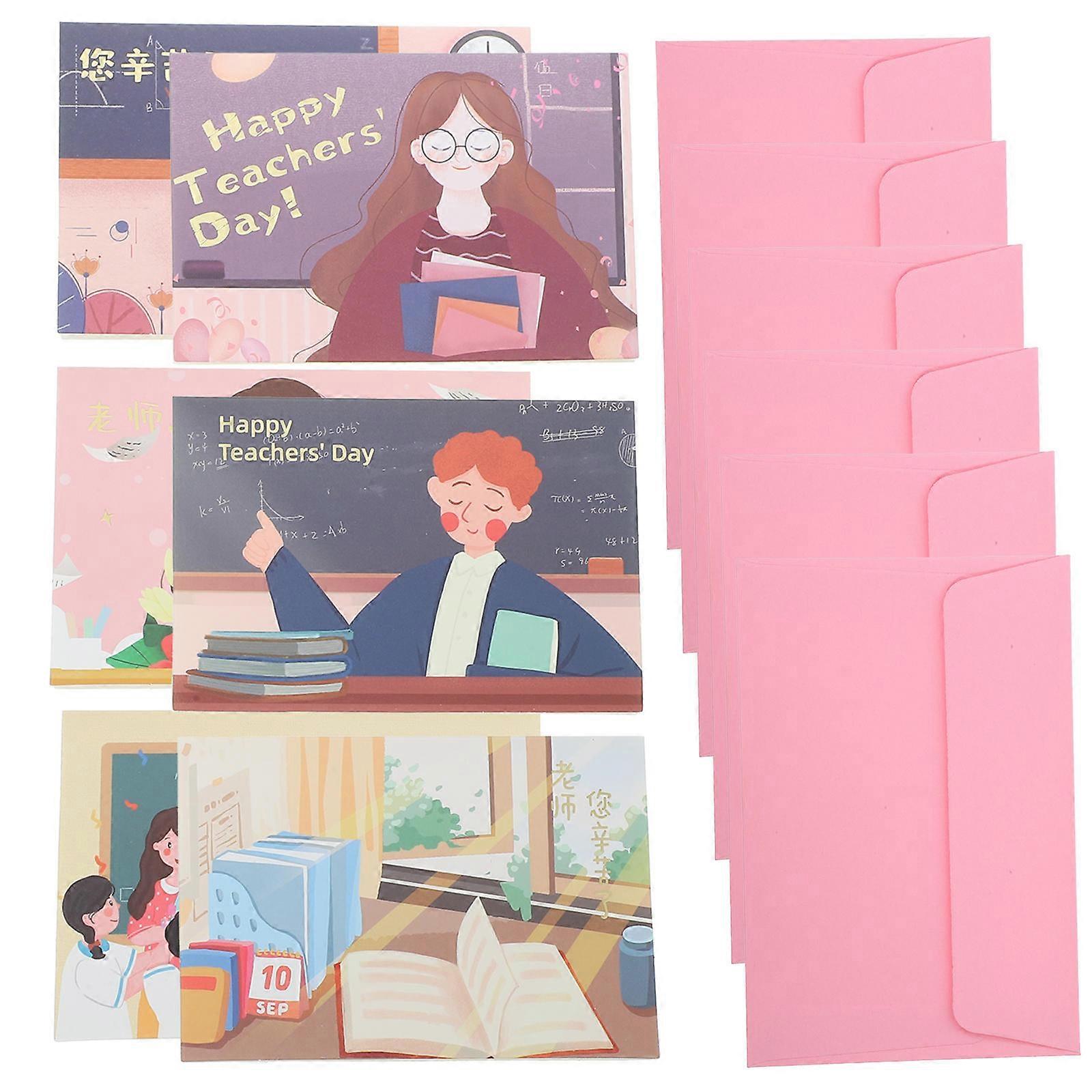 Cartes de reconnaissance Couleur assortie 12,5 x 8,5 cm Design simple Gratitude Expression 1 ensemble