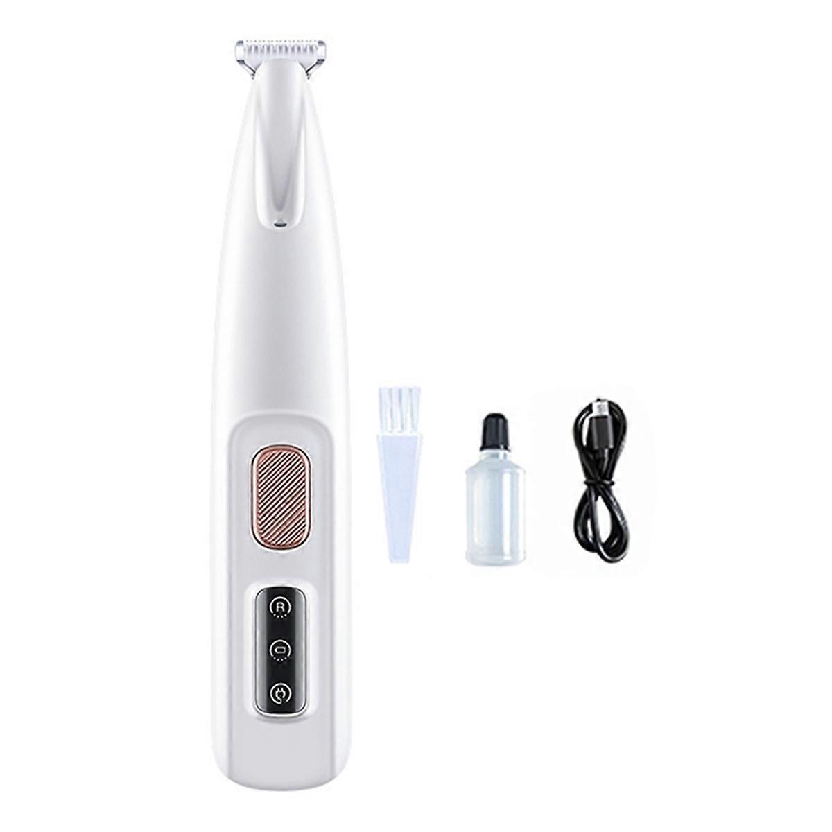 LEDライト付きポータブル犬用爪トリマー コードレスペットヘアシェーバー トリマー 猫やその他のペット用爪グルーミングツール