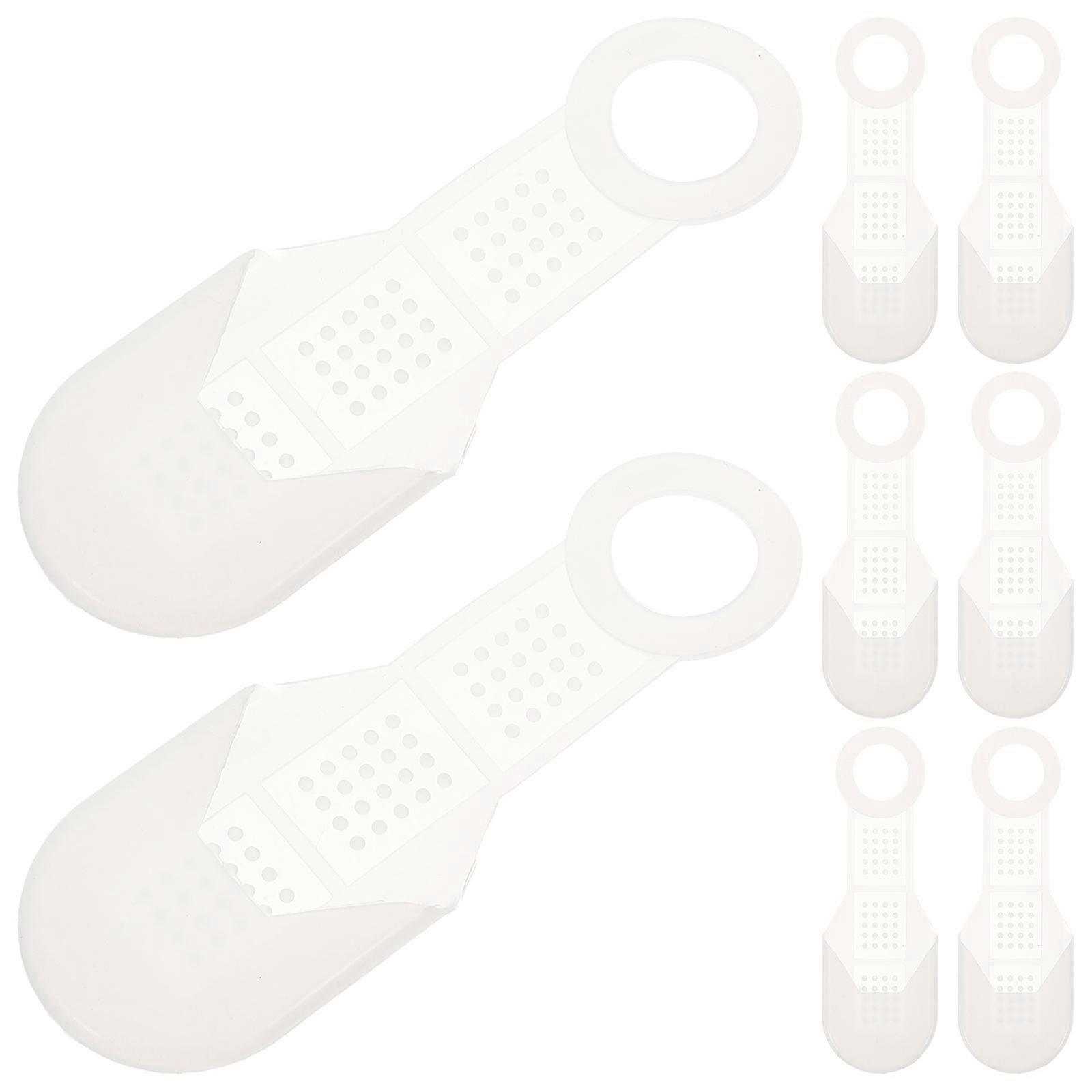 Here's a polished and professional product description based on your input:
**10pcs Non Slip Hanger Grips – Transparent Clothing Strips for Home,
