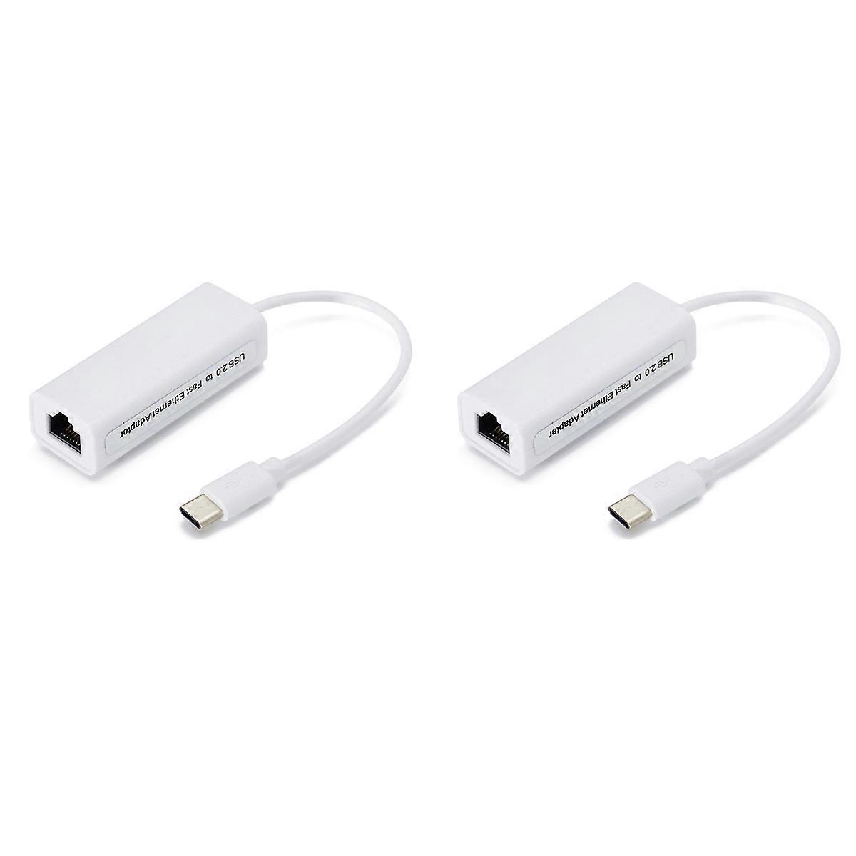 Network card USB type-c to rj45 100M driver-free card converter A