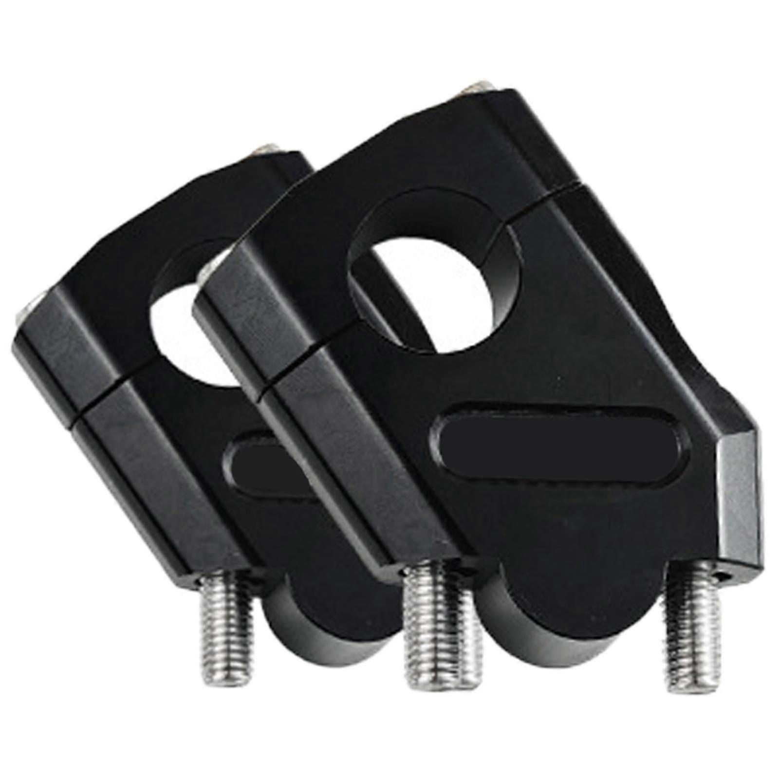 Motorcycle Handlebar Risers and Back Mover Heightening Clamp Mount Kit Suitable for Enhanced Riding Comfortable Control Red