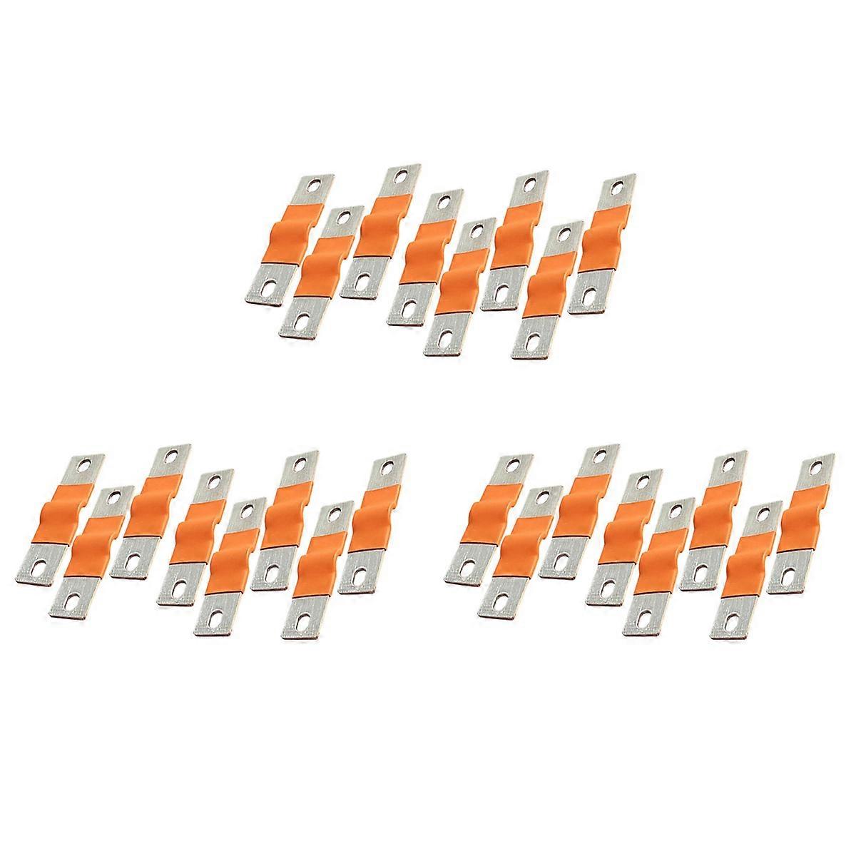 8Pcs Nickel-Plated Copper Bus Bars for Solar Power&Deep Cycle Battery