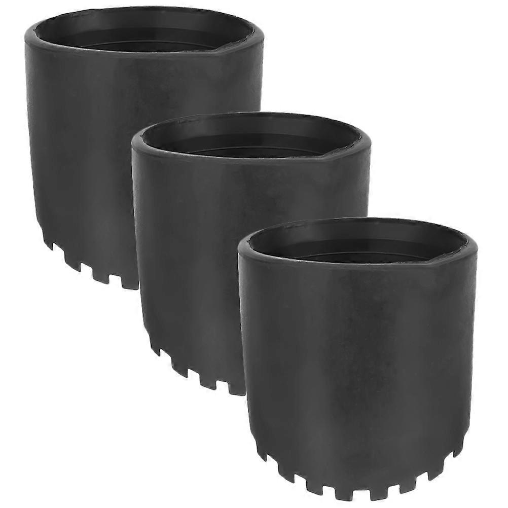 3pcs Non Slip Ladder Feet Pads, Durable Rubber Ladder Foot Covers for Stability and Floor Protection, Easy to Use Replacement Parts