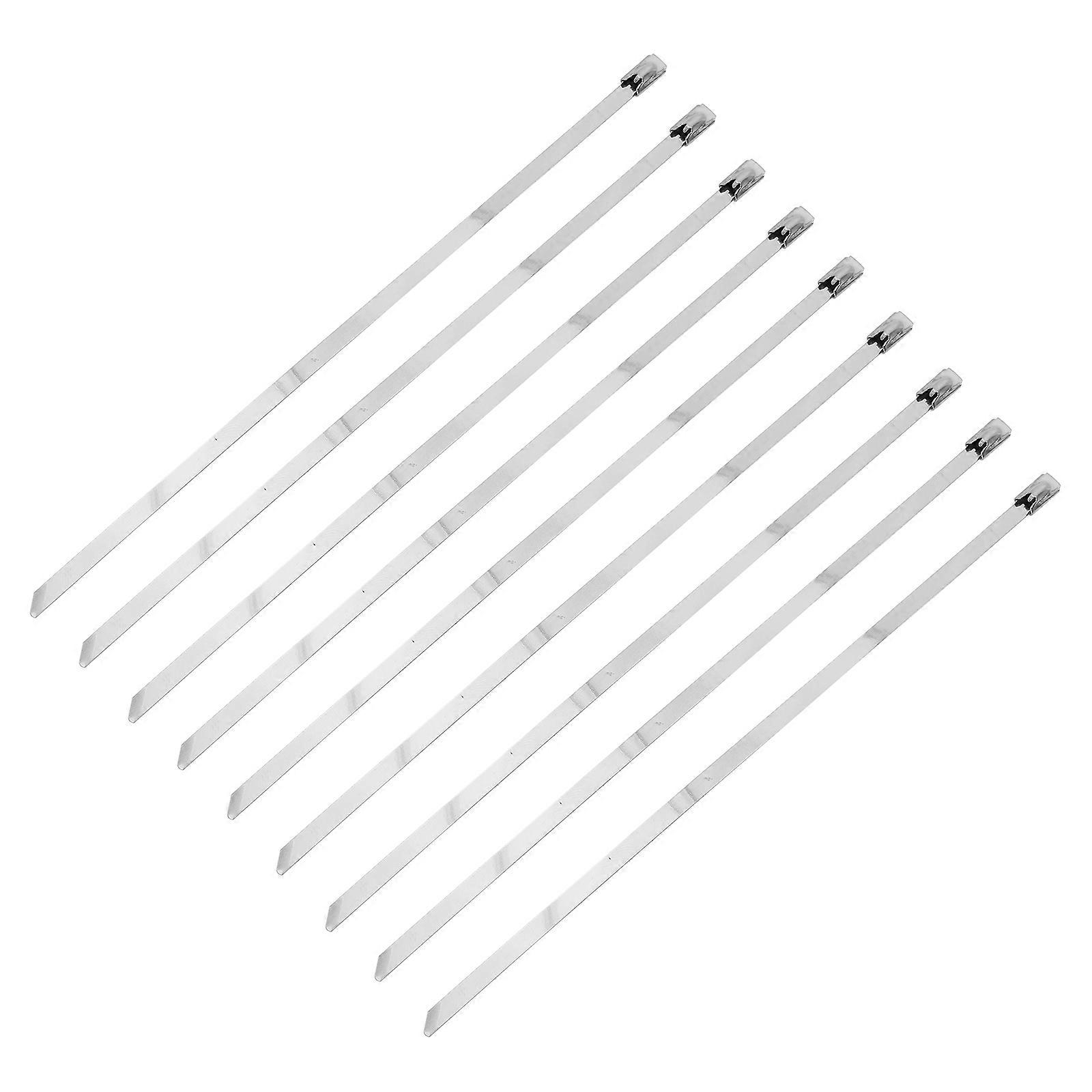 Rust Resistant Cable Ties Stainless Steel Ties For Office Workers 100Pcs