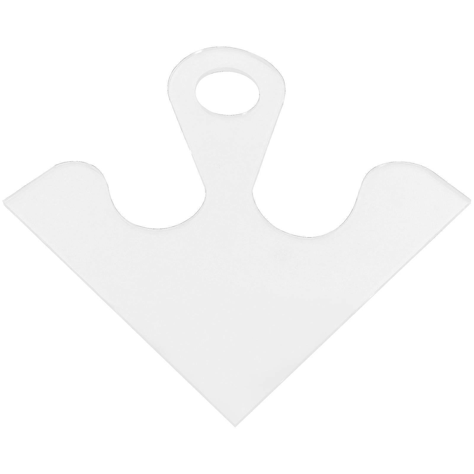 Router Templates For Woodworking Acrylic Tracing Stencil Ergonomic Design 7.86X7.86X0.12in Diy Tool 1Set