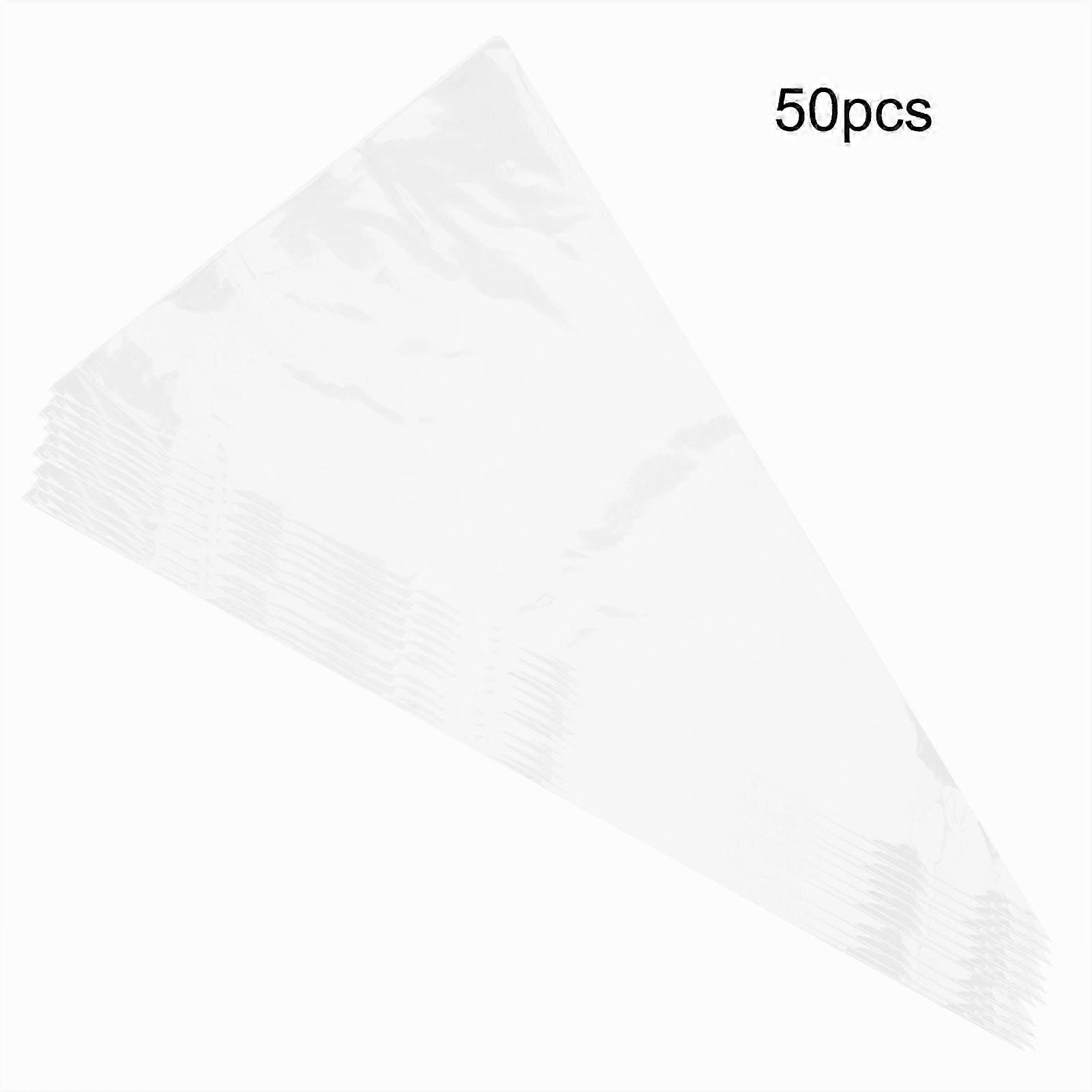 50 PCS Sacos de Confeitar Descartáveis para Ferramentas de Decoração e Cozimento de Bolos 12 Polegadas