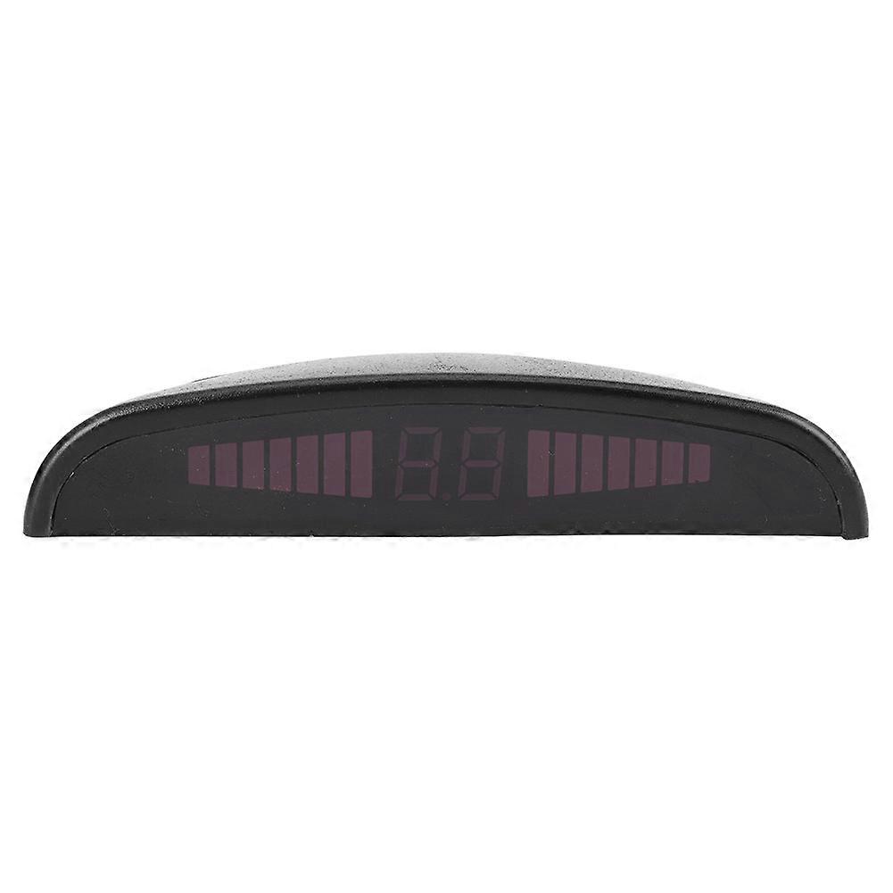 Intelligent Parking Radar Alert Kit 4 Sensor Probe LED Display Automobile Reverse Assistance System
