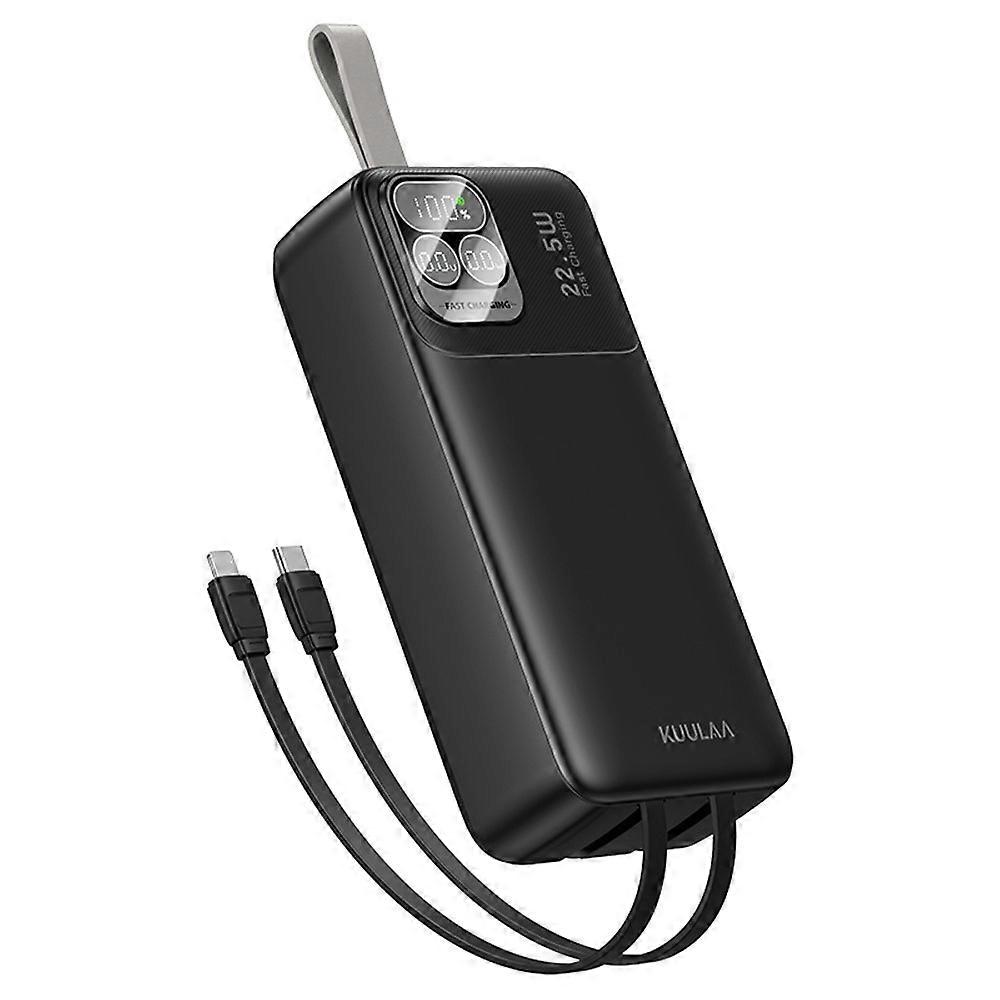 KUULAA KL-P300 30000mAh Power Bank 22.5W Fast Charging Portable Charger Built In Type C + iP Cables