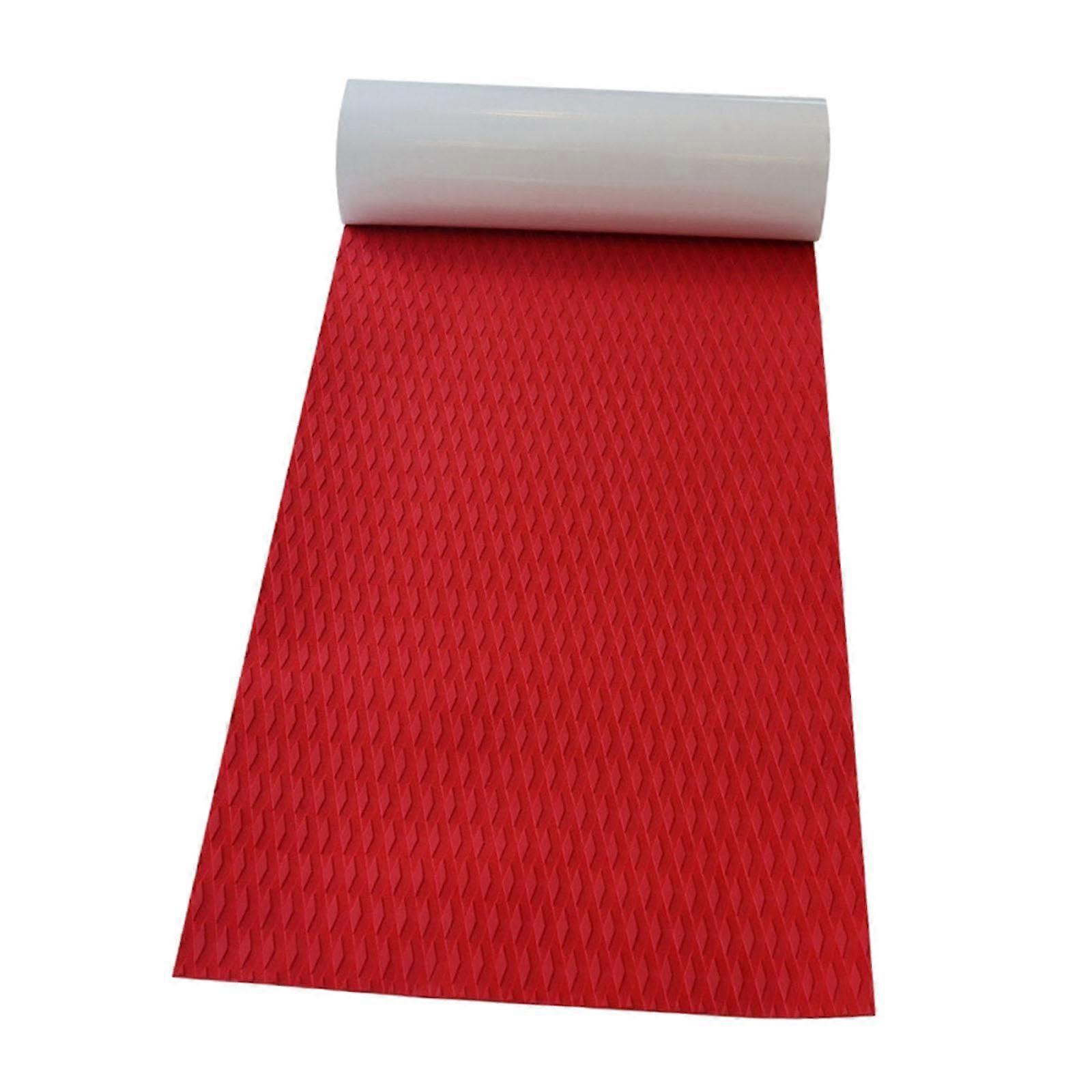 Traction Pad Deck Anti Slip EVA Sheet Boat Decking Sheet for Skimboard Kayak Canoe red