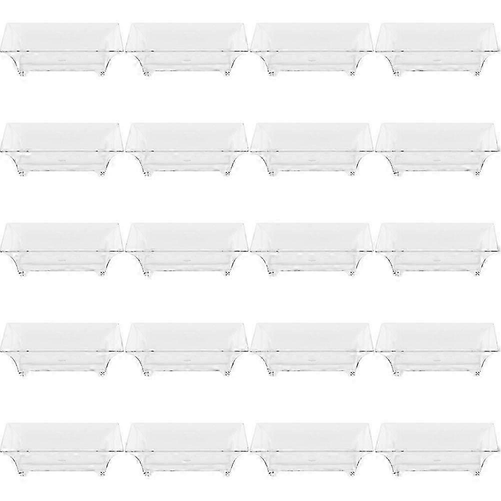 50 stk engangs dipsausskåler for soya, eddik og ketchup