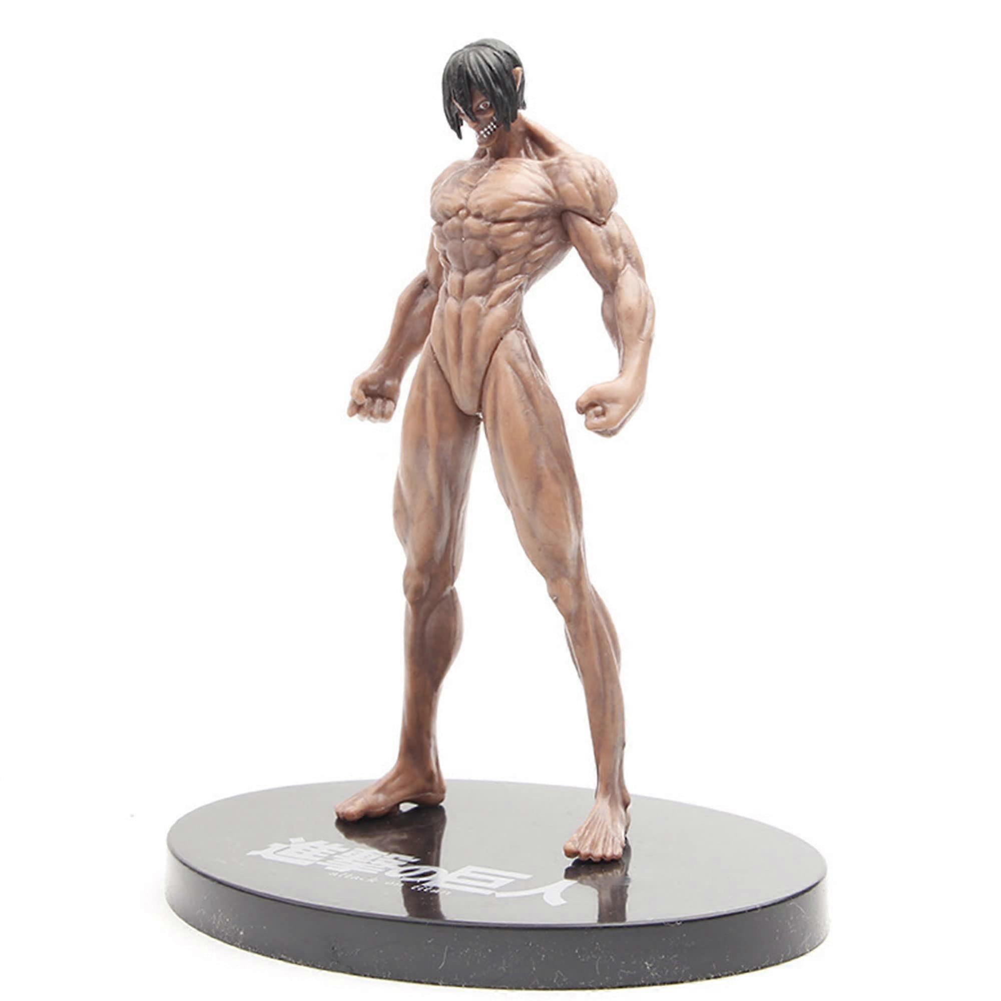 Eren Jaeger Action Figure Toy - 7 Inch Anime Statue Model for Desktop Collection, Gifts for Anime Fans