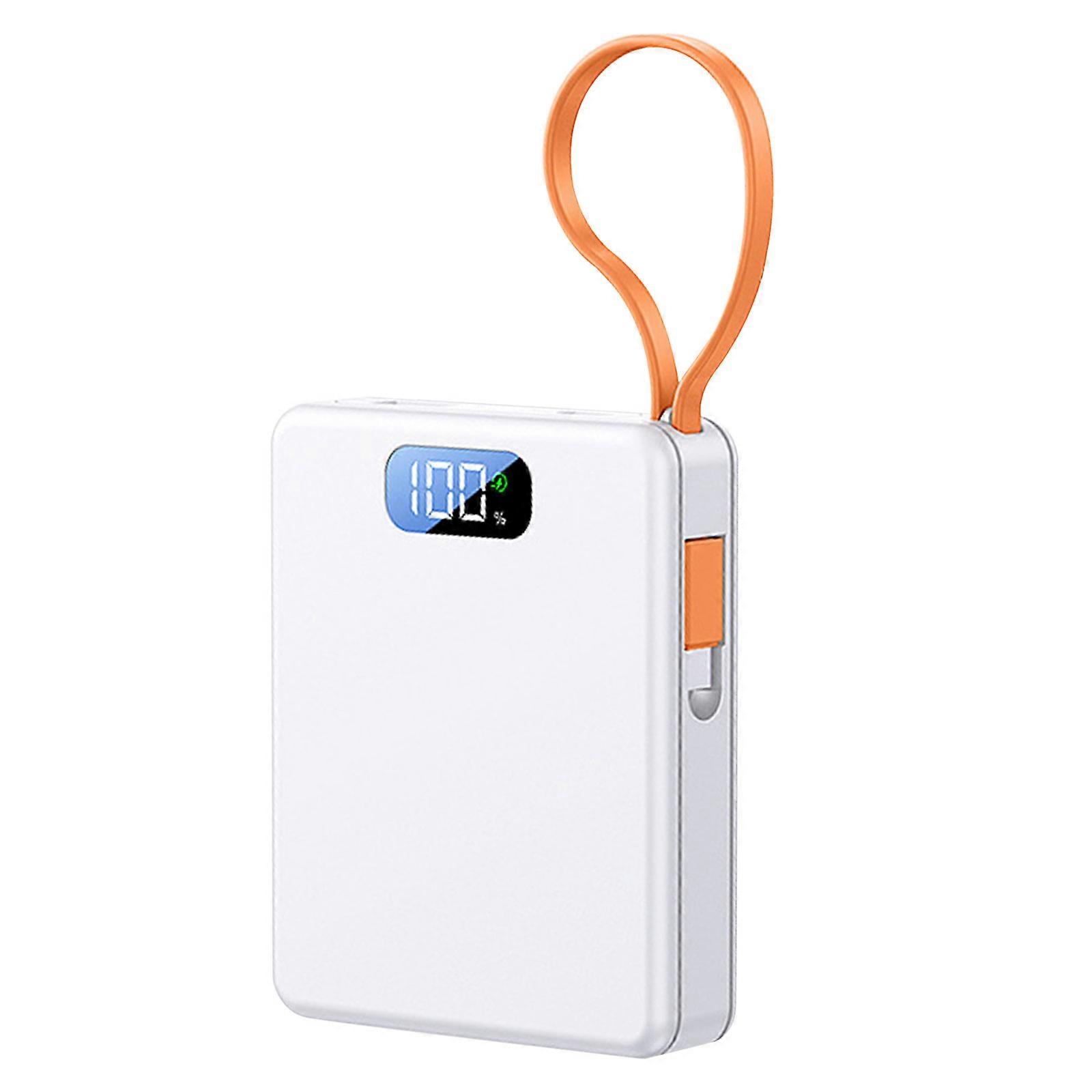 Removable 18650 Battery Case For Powerbanks DIY Not Required Welding Digital Screen Durability Plastic Shell Holder White