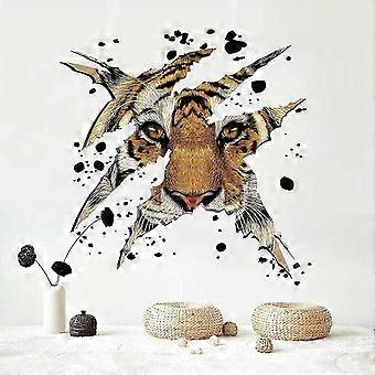 Dernier modèle 2025 Vivid Decoracion Décoration moderne pour la maison : Lit mural créatif en 3D avec tigre, idéal pour le salon.