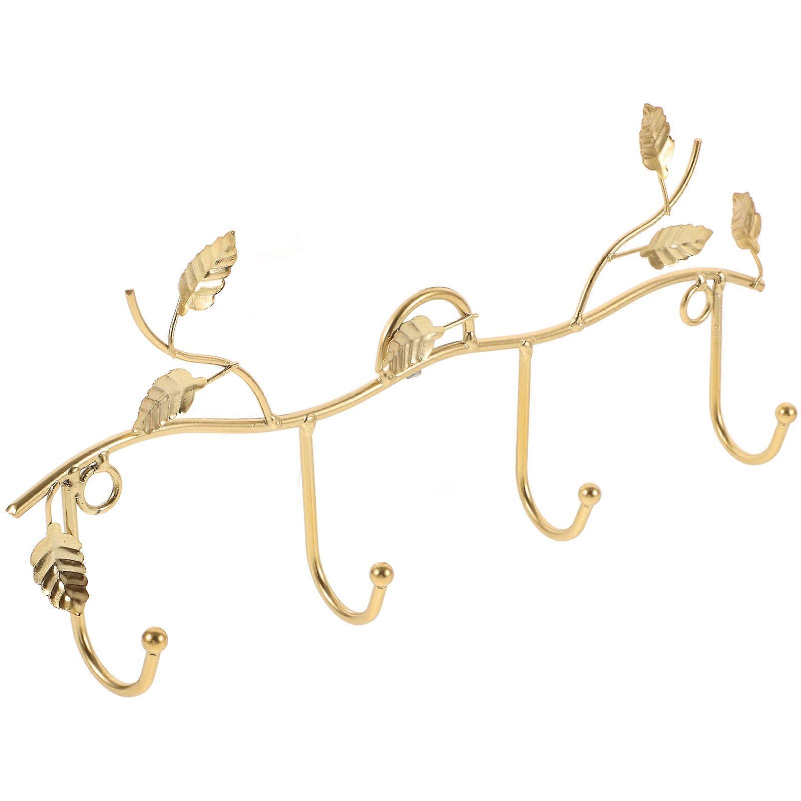 Nordic Style Iron Hook for Home Multi-Functional Wall Hook Golden