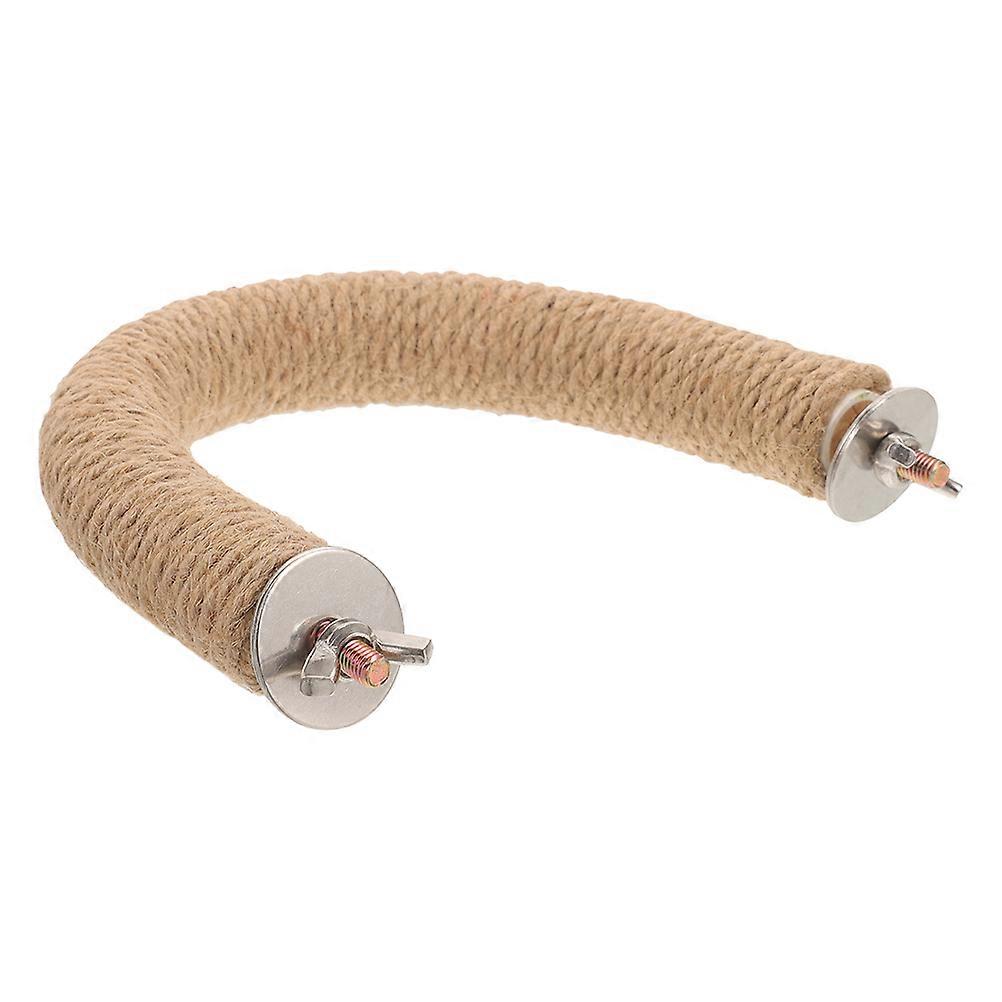 Parrot Climbing Rope -shaped Simple Design Pet Decoration Exploring 1Pack
