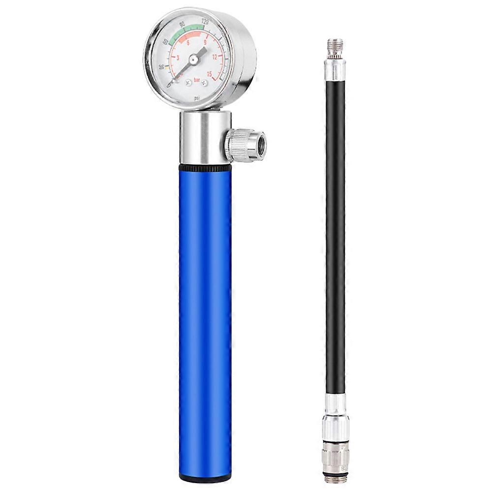 Aluminum Alloy Handheld Ball Pump with Pressure Gauge for Sports Balls – Lightweight, Portable Inflator for Basketball, Soccer, Volleyball Outdoor Use