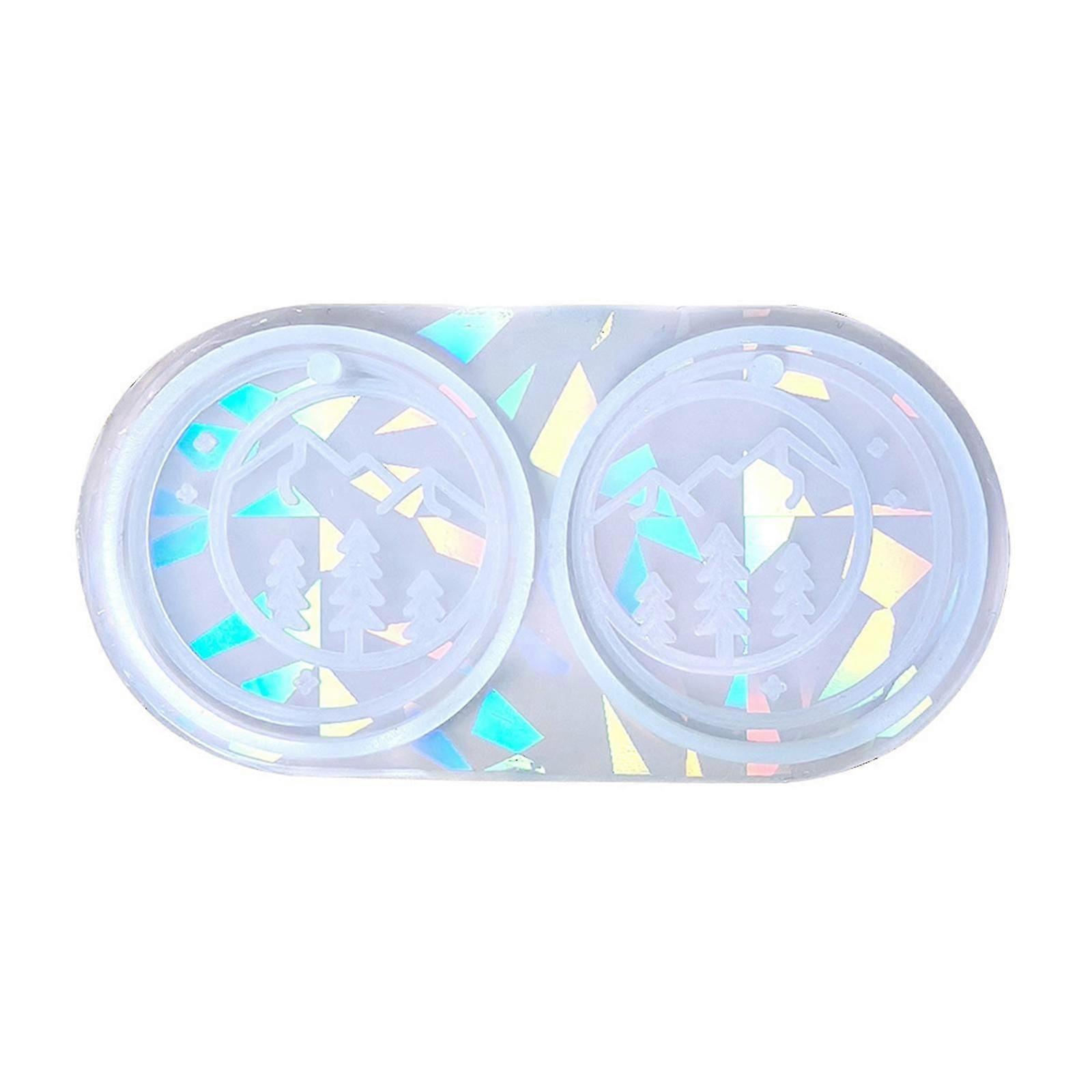 2025 Neuestes Modell Mode Ohrring Form DIY Craft Form Runde Anhänger Form Silikon Material