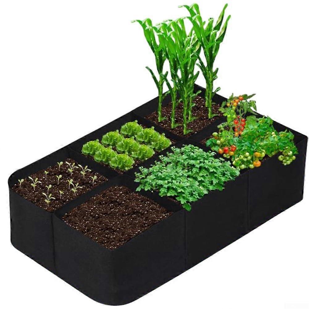 Planting bags made of nonwoven fabric for easy cultivation, gentle transport of plants (six) six.