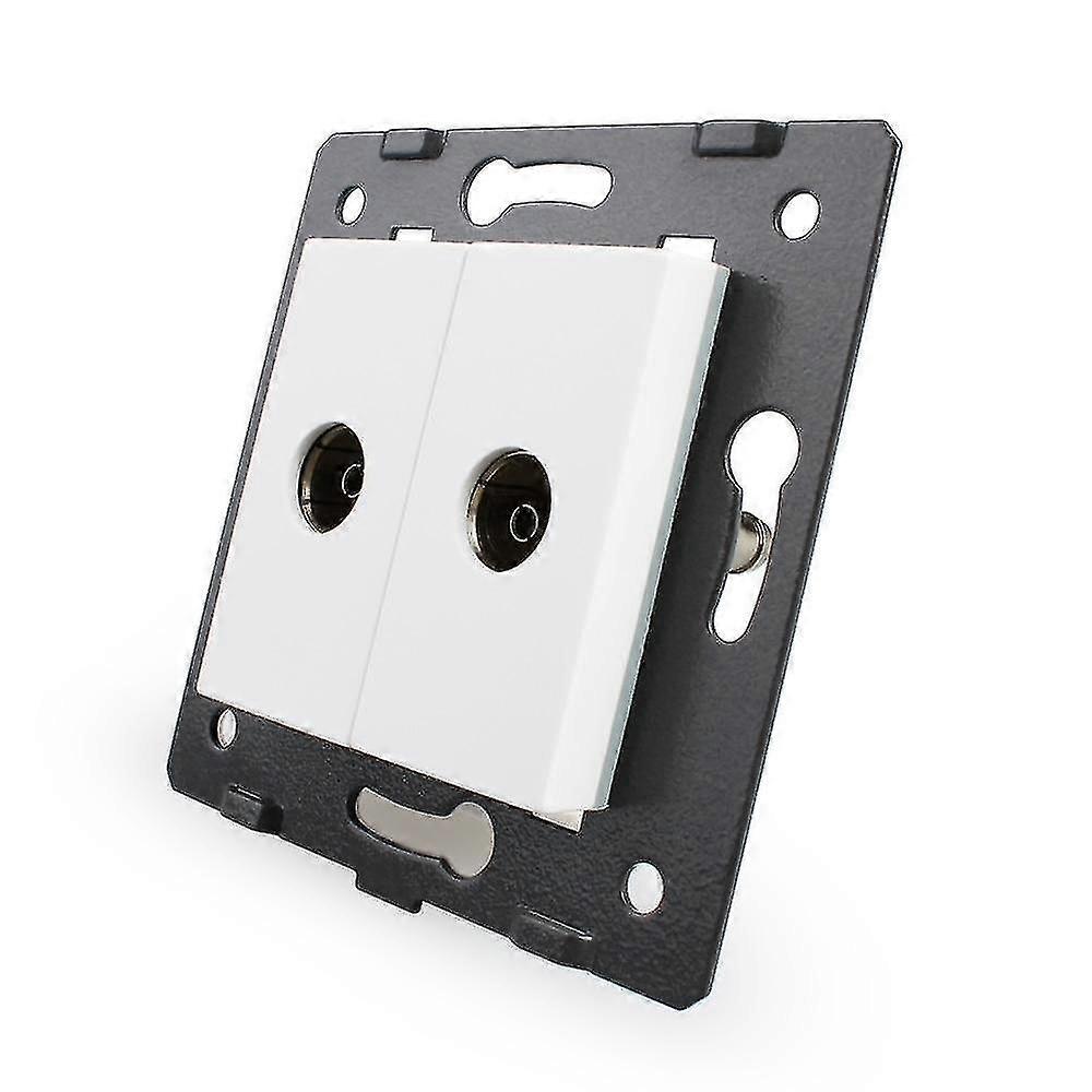 TV Wall Socket Accessory - Sound & Video Microphone Outlet for Home Theatre Systems & Audio Devices