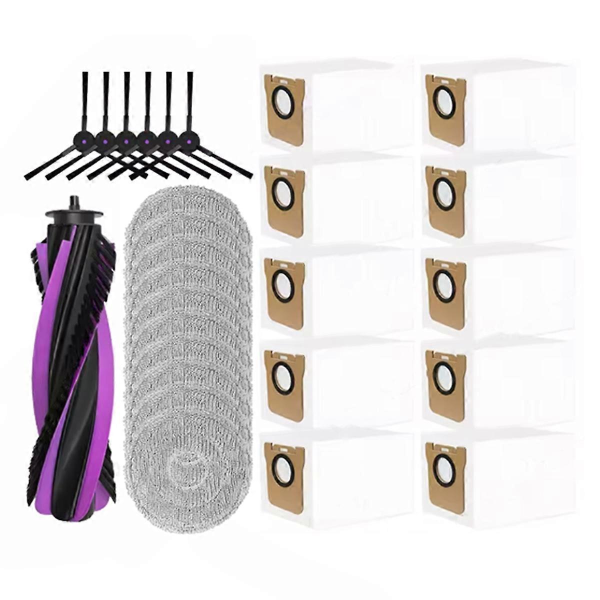 27PCS for P20 PRO Robot Main Brush Side Brush Mop Cloth Dust Bag