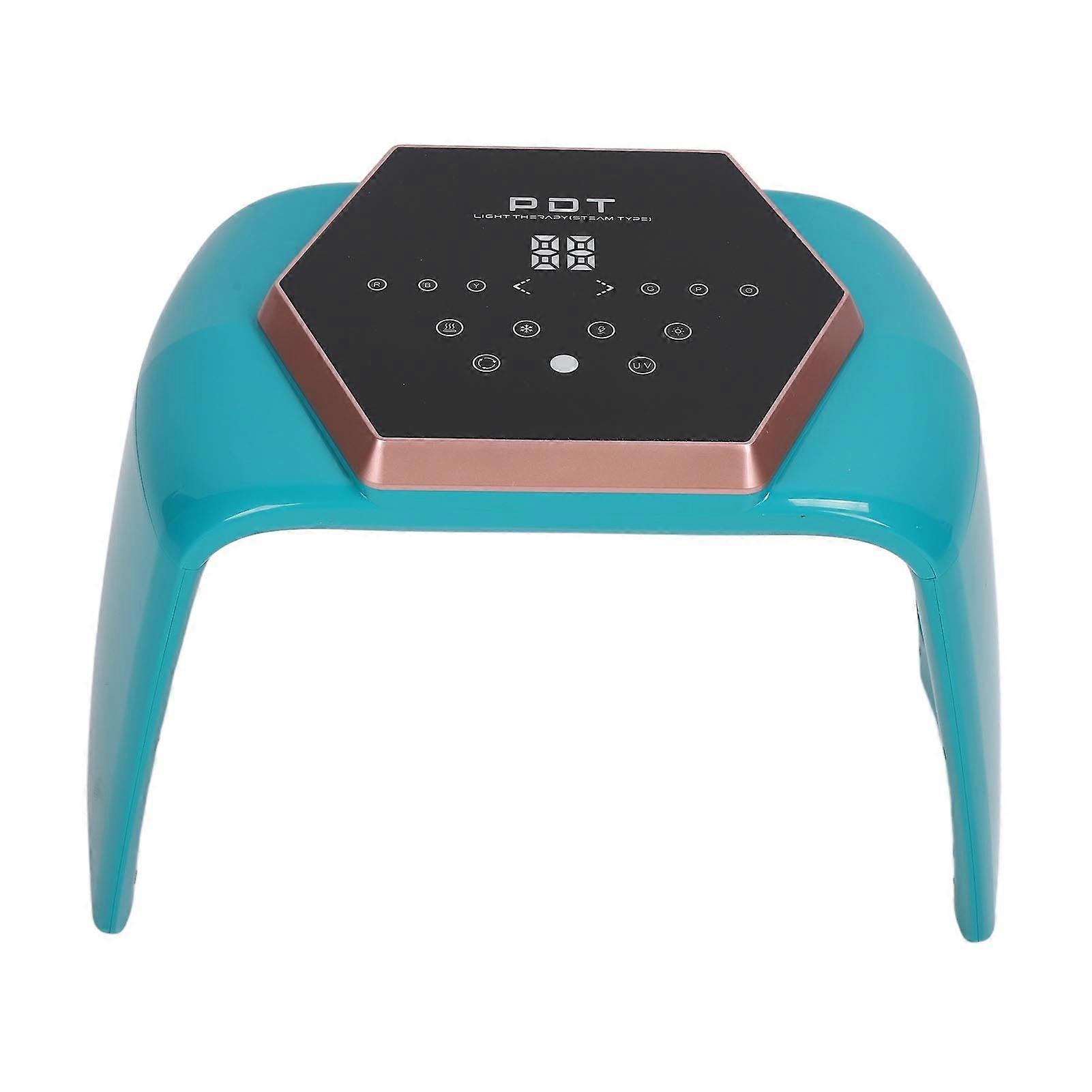 LED Photon Light Skin Rejuvenation Machine 7 Colors Moisturizing Spray Folding Photon Treatment Machine 100‑240V AU Plug