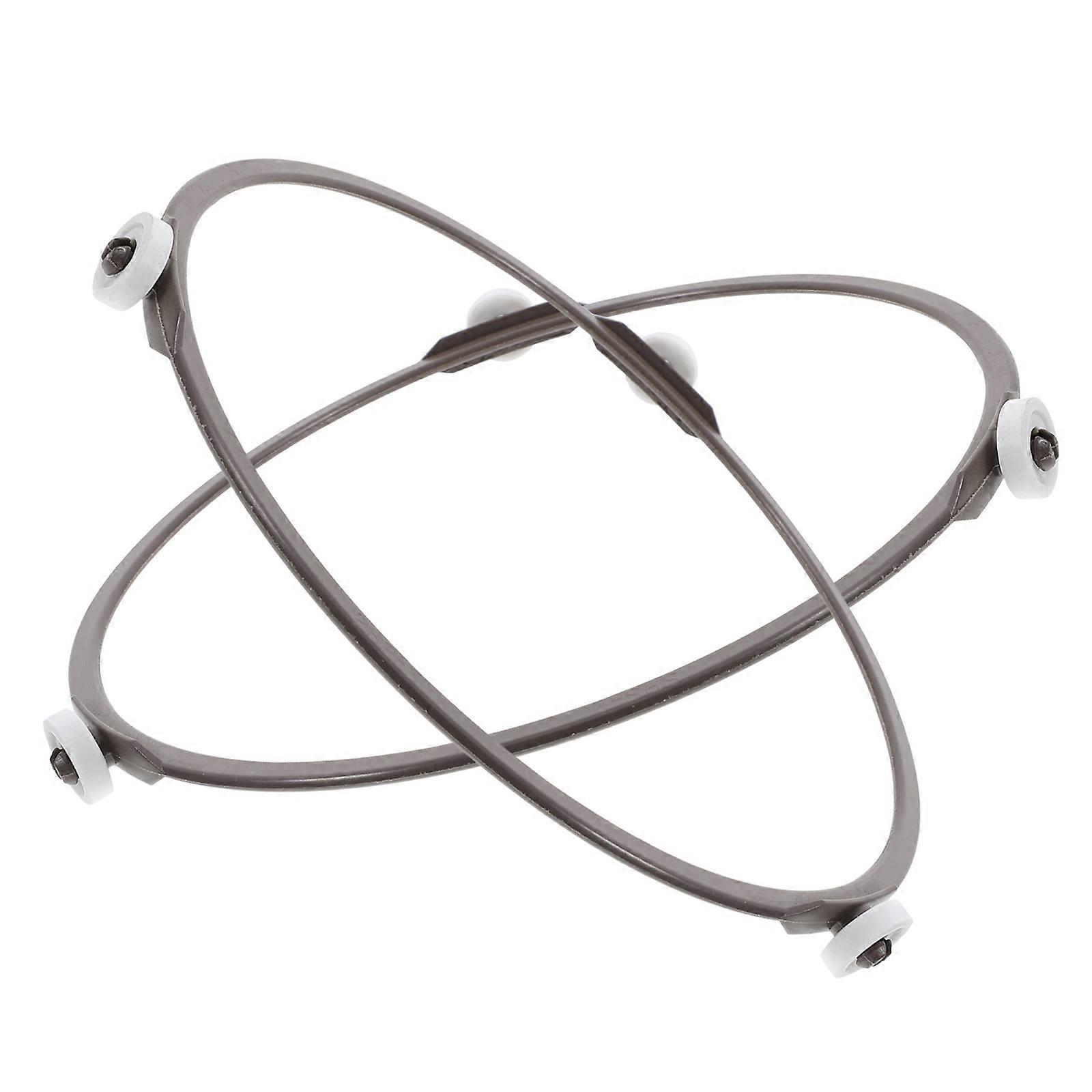 Microwave Bracket Plastic Wheel Diameter 1.6CM Safe To Use Support Glass Plate For Kitchen 2Pcs