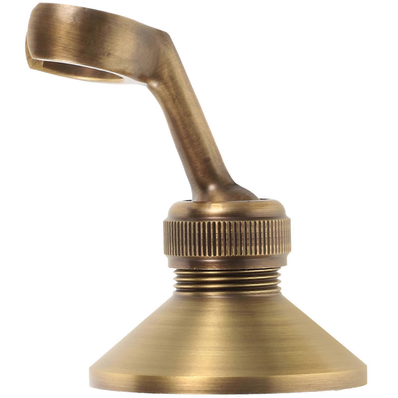 Metal Shower Head Holder with Rotating Base – Universal Bathroom Shower Arm Mount for Easy Use