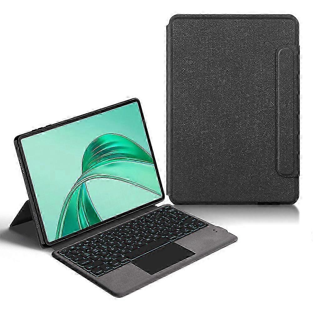 For Honor Pad X8a Leather Case with Backlit Bluetooth Keyboard & Touchpad