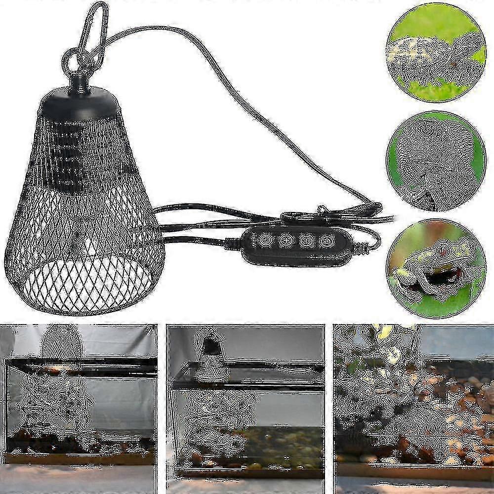 Lampada riscaldante per rettili UVA UVB con dimmer per tartarughe, lucertole e serpenti