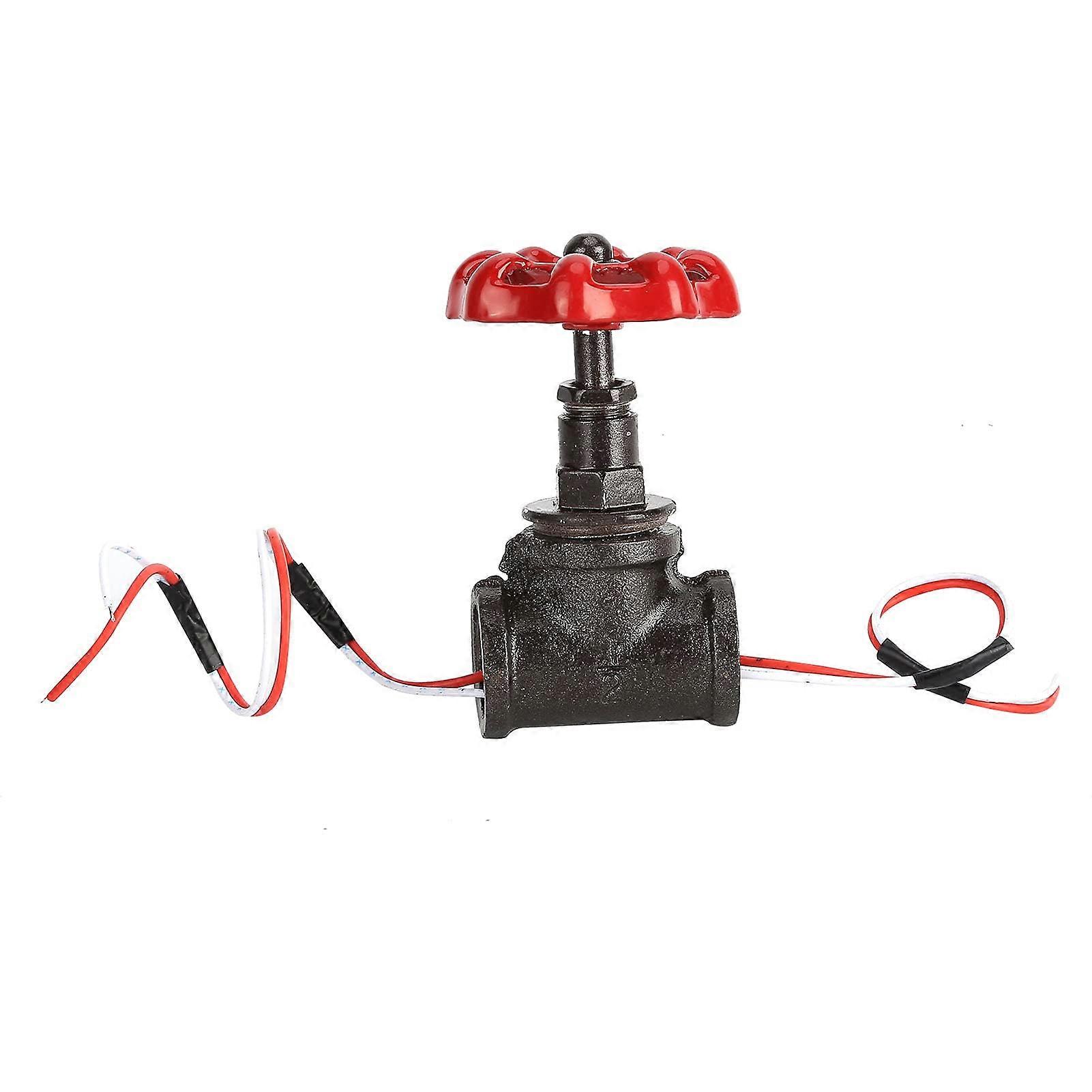 1 PC Inch Stop Valve, Performance Angle Stop Valve, Retro Steampunk Style G 1/2 Stop Valve Light Switch for Water Pipe Lamp