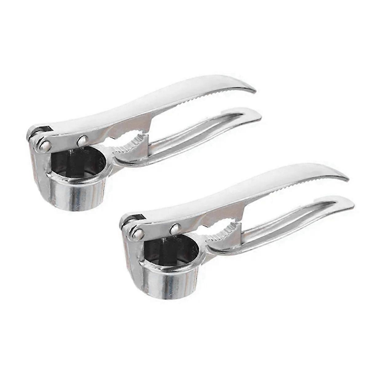 2pcs Multi-Functional Garlic Press and Ginger Crusher Kitchen Tool Set Edition 0718