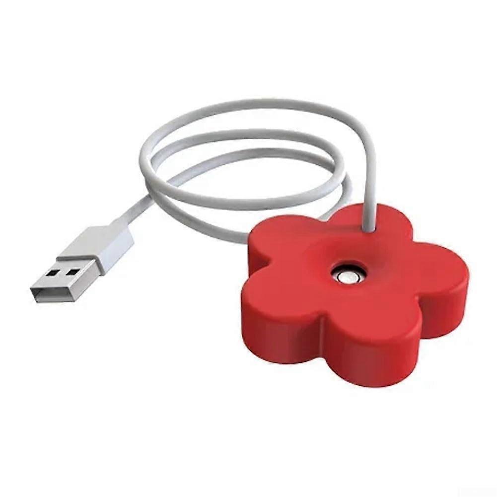 Compact USB Powered Humidifier Aromatherapy Flower Design for Small Spaces (B)