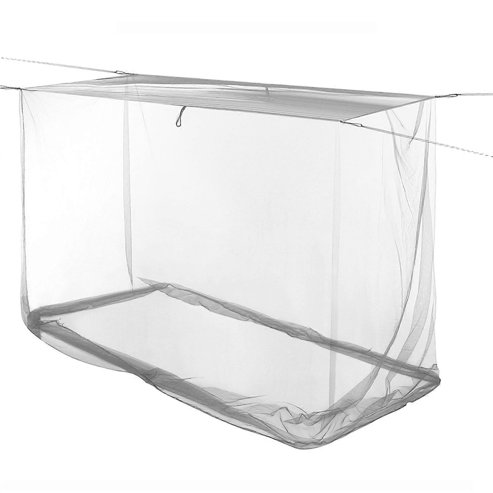 Multipurpose Outdoor Net Tent Easy 3 Second Setups Tear Resistant Polyester for Backpackers  White