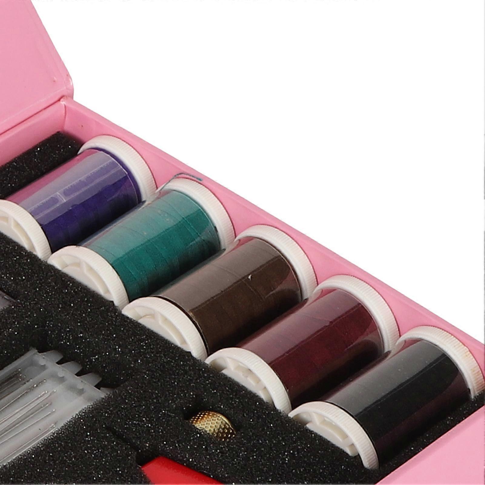 Sewing Kits Needle Thread Scissor Ruler Bobbin Embroidery Machine Accessories Set