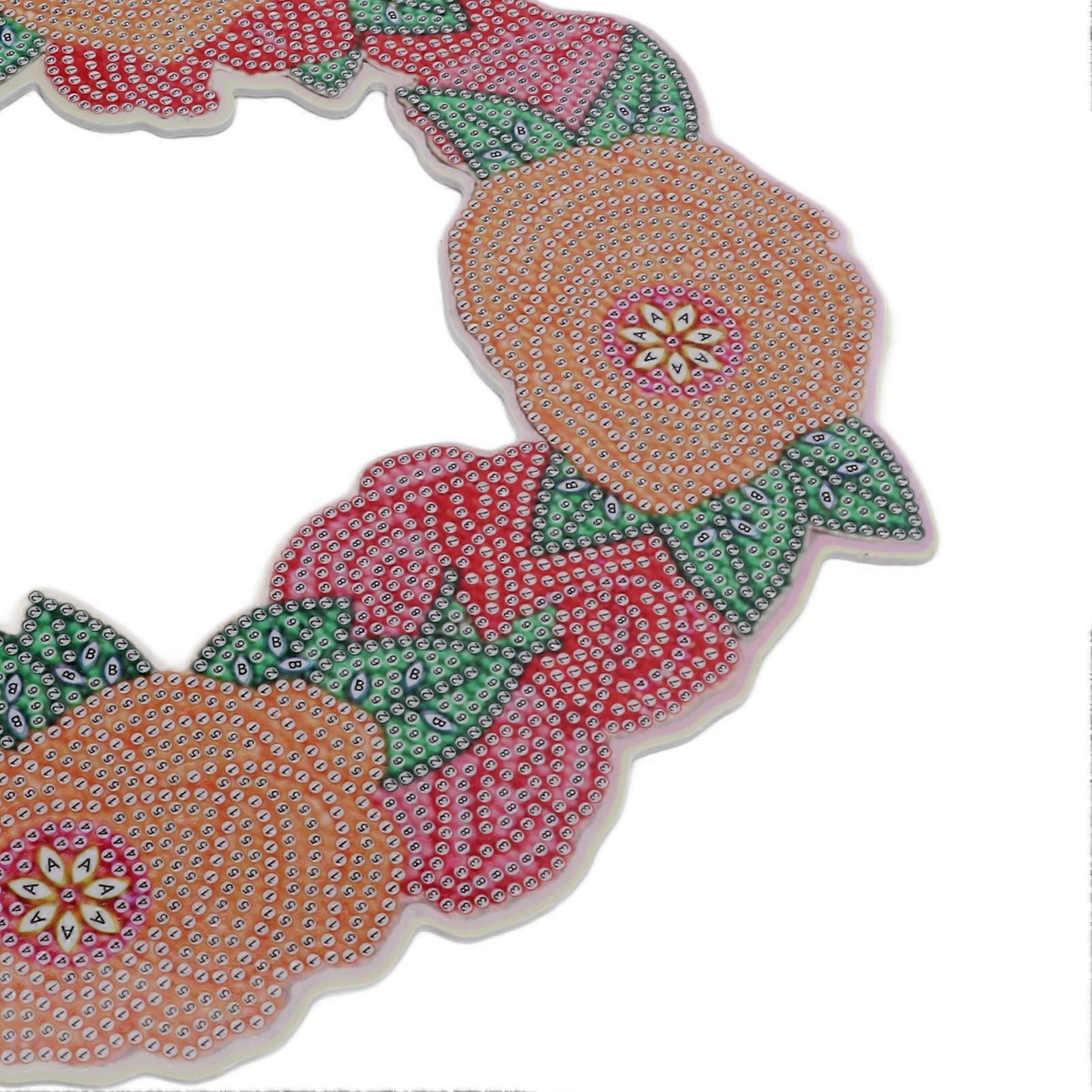 حجر الراين اللوحة على شكل خاص حجر الراين إكليل معلقة لوحات غرفة المعيشة الديكور DIY الحرف اليدوية