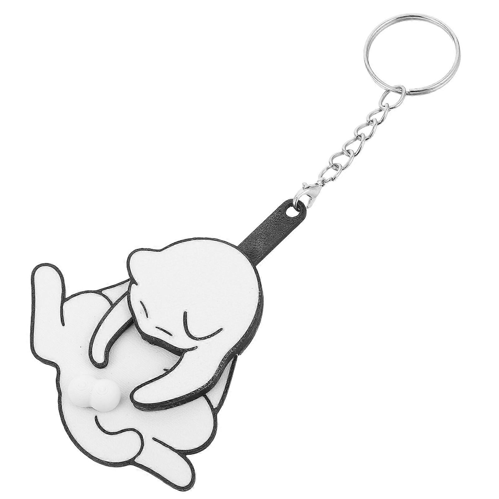 Cute Keychain Charm Decorative Hanging Accessory for Bags, Backpacks, and Keys – Fun Birthdays, Holidays, and Special Occasions – Durable Lightweight