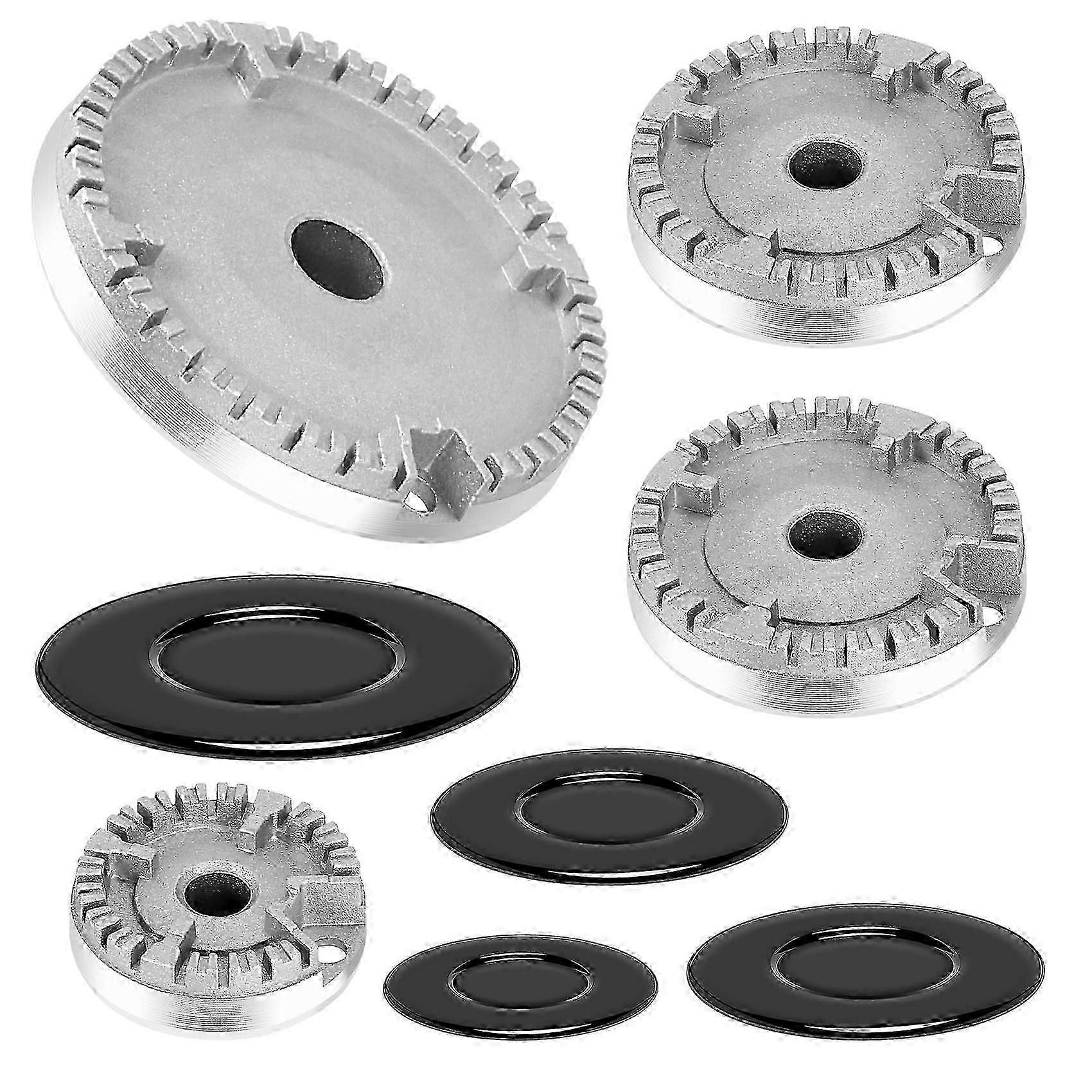 Cooker Hat Set Stove Lid Upgraded, Oven Gas Hob Burner Crown Flame Cap, Gas Burner Flame Cap Fits M