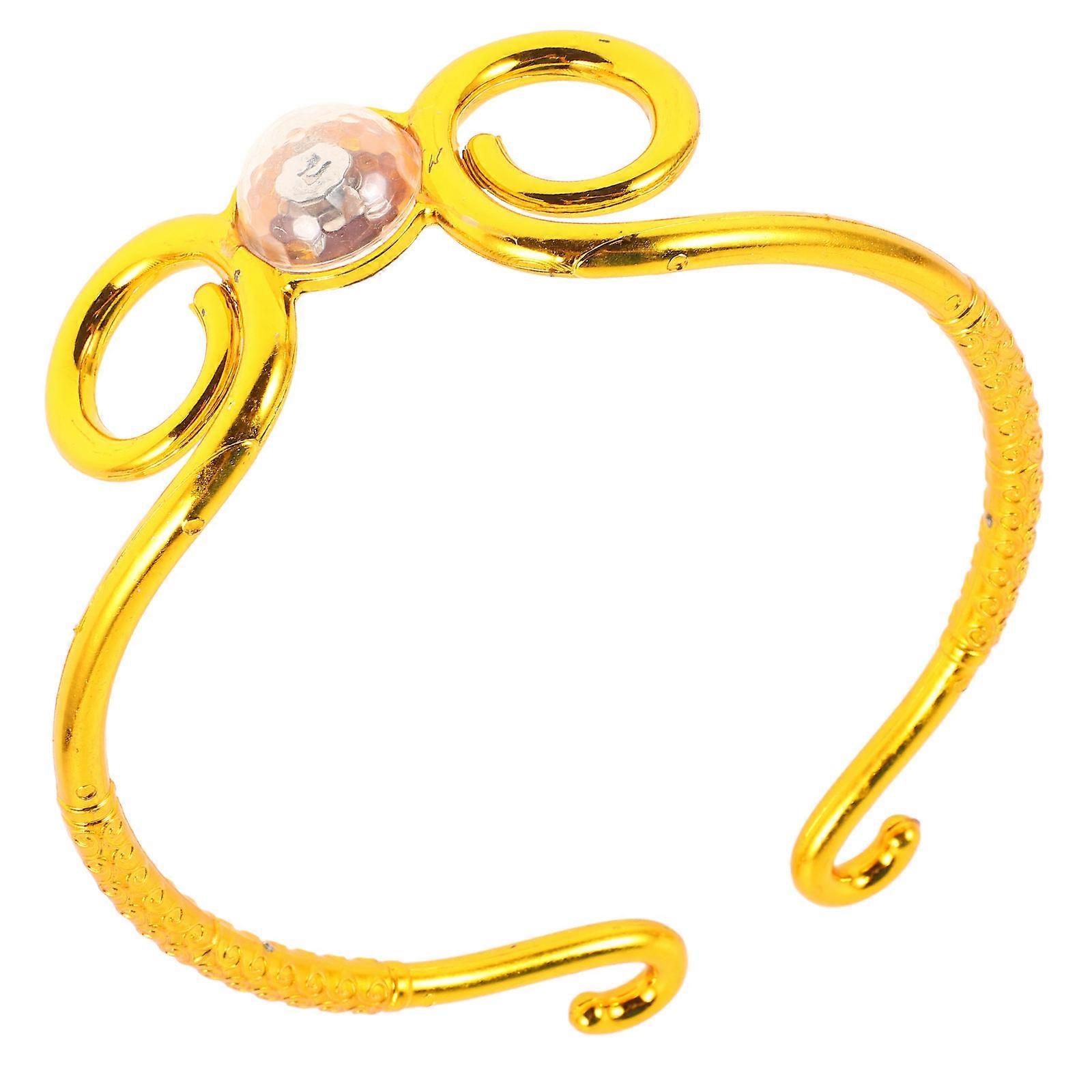 Headband Monkey Ears Circlet For Stage Performance Yellow Plastic Adjustable Fit 1Set