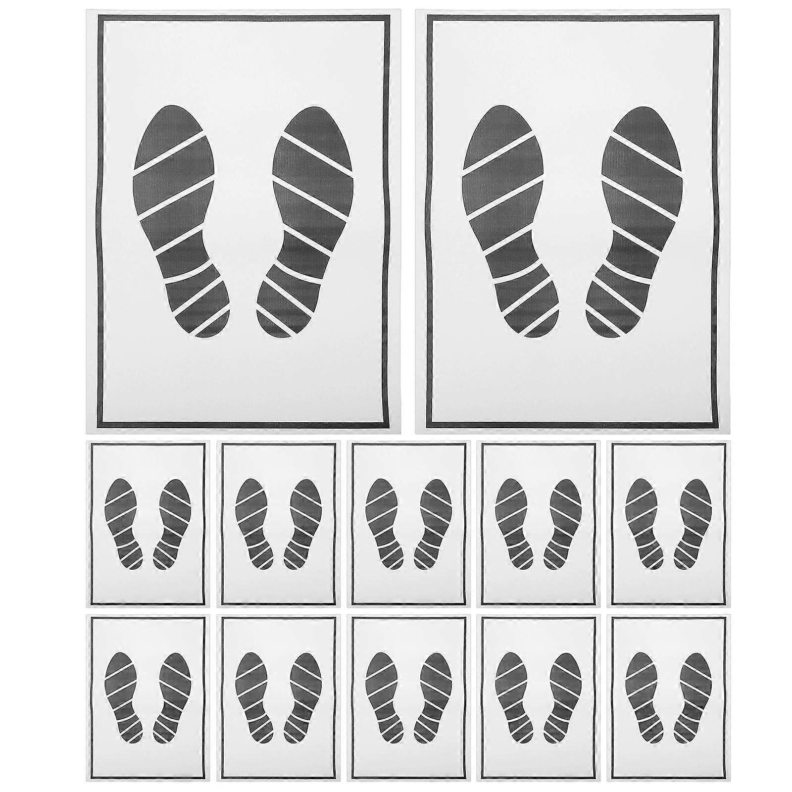 25 pcs Disposable Car Floor Mats Portable Paper Vehicle Foot Pads for Protection