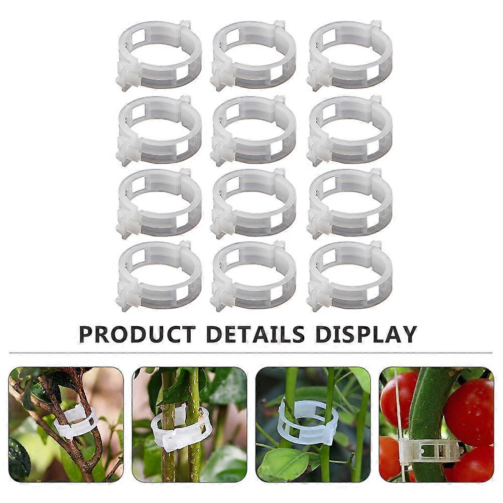 Flower Clips Garden Clip Plastic Supporting Stems Weatherproof Non-Rusting 150Pcs