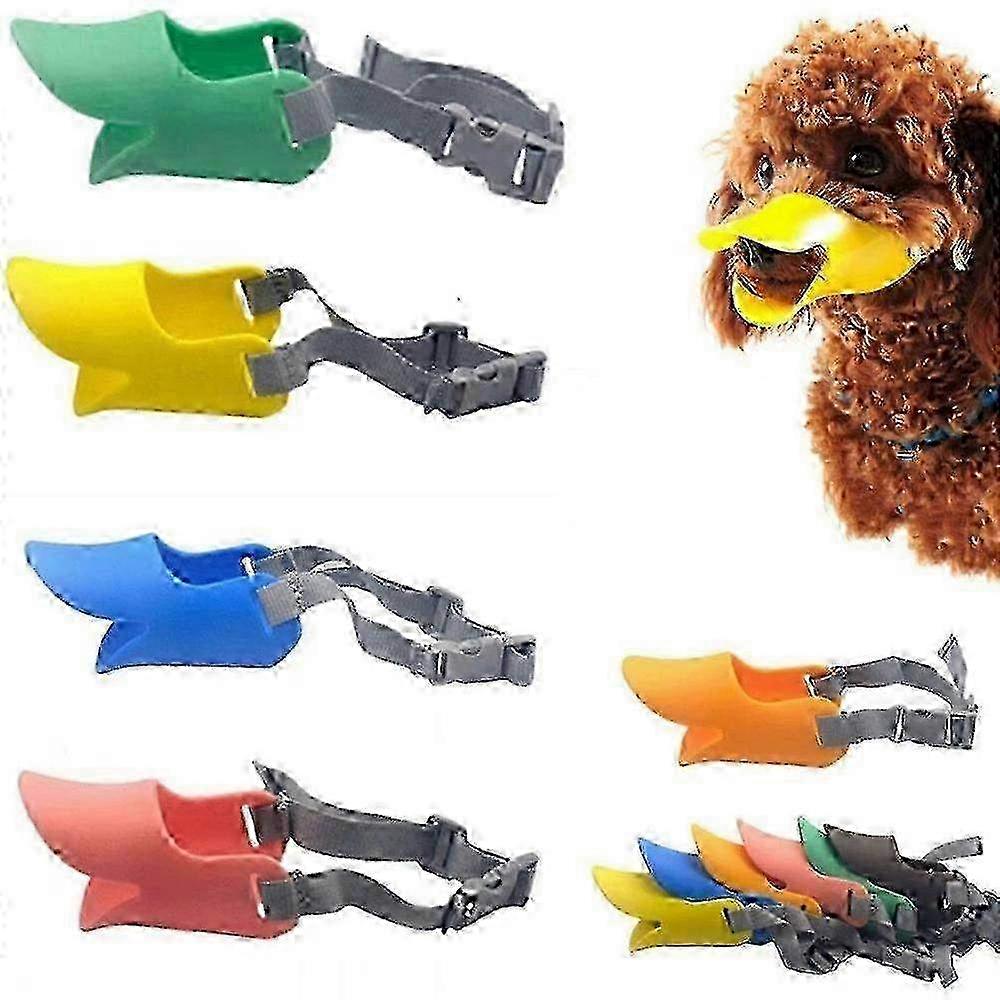 Silicone Duck Dog Muzzle Mask for Small & Large Dogs - Anti-Bite & Barking Control Accessory - Comfortable Pet Muzzle