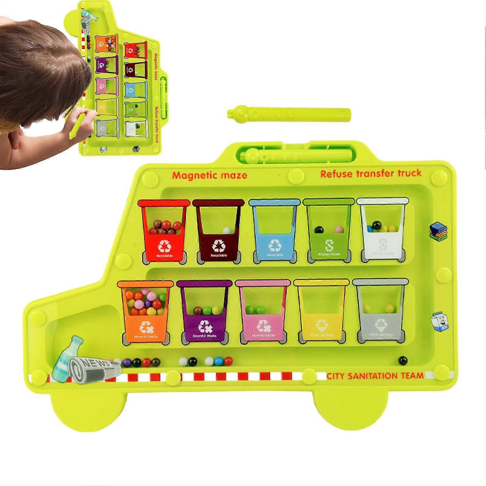 Magnetic Color and Number Maze, Fine Motor Skills Educational Toy for Ages 26 Ref: 6655