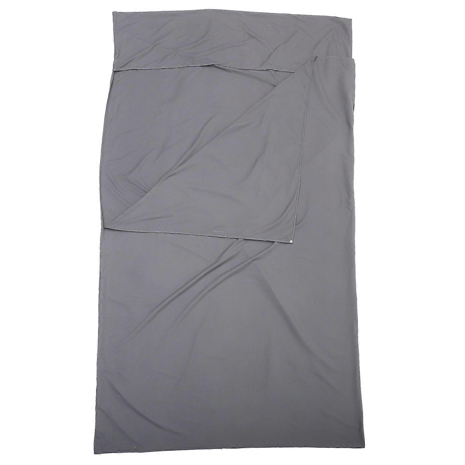 Ultralight Grey Sleeping Bag Liner For Adults Ideal For Hiking And Picnics 1Pack