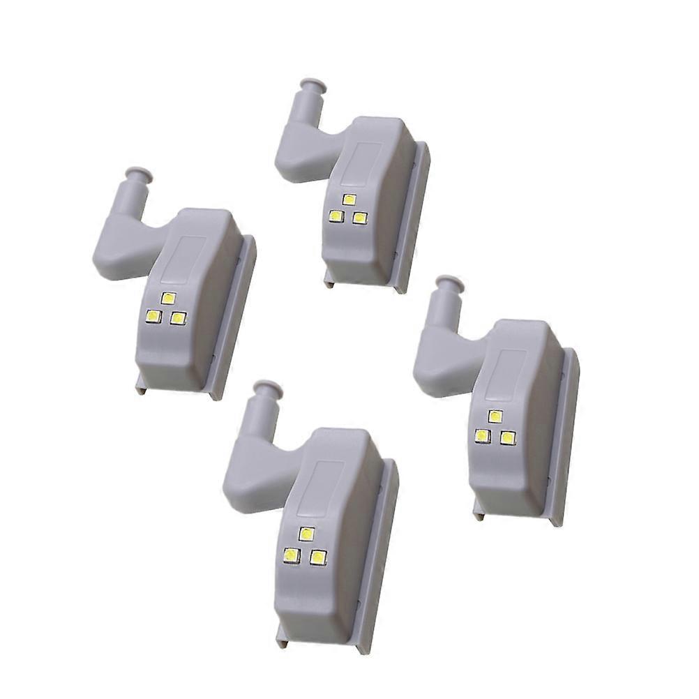 4Pcs Professional LED Hinge Lights For Kitchen Cabinet Practical Lighting 6.60X2.50X2.00CM