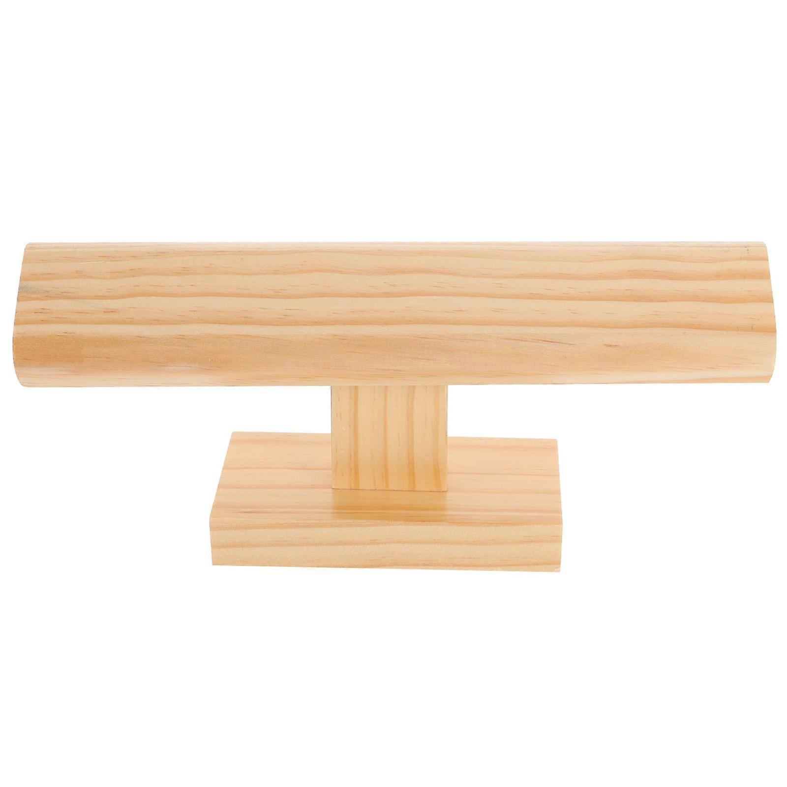 Wooden Watch Display Rack For Home Office Storage 25x11cm Practical Design 1Pack