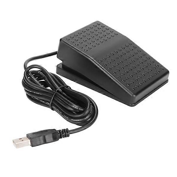USB Foot Switch Pedal, Custom Programmable Keyboard Mouse Game, Single Foot Switch Pedal with USB A Interface